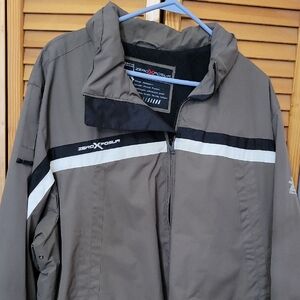 ZeroXposur Men's Taupe and Black Performance Jacket XXL